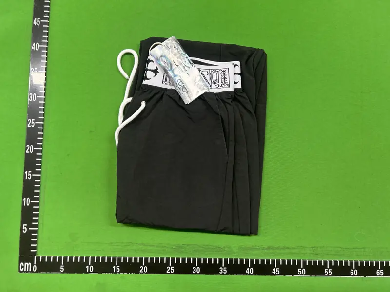 Paiki Parachute Pants (Grey and Black) QC photo 2