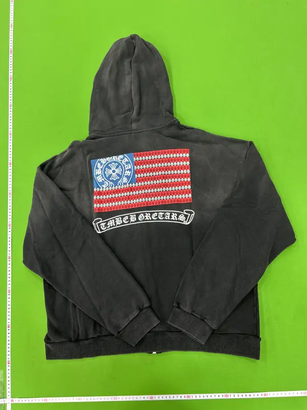 Chrome Hearts US Flag Zip Up QC photo 3