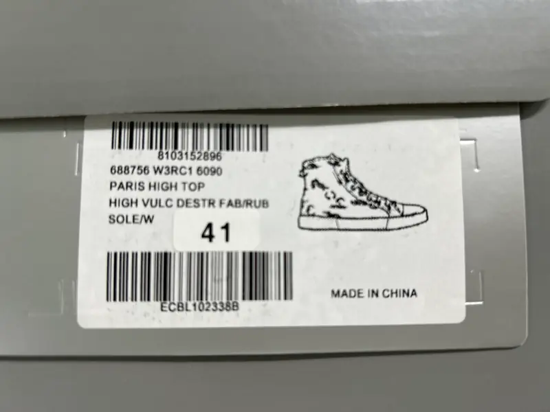 Balenciaga Pierced Paris Sneaker QC photo 9