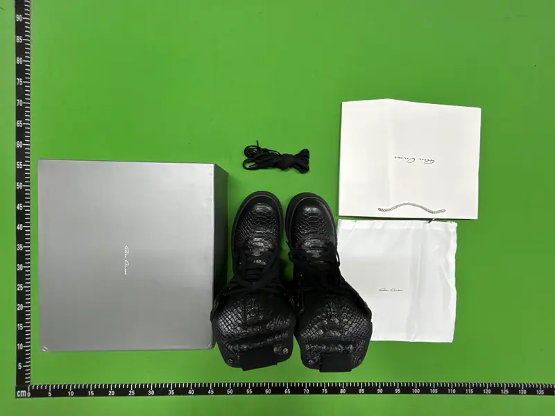 Rick Owens Snakeskin Geobaskets QC photo 2
