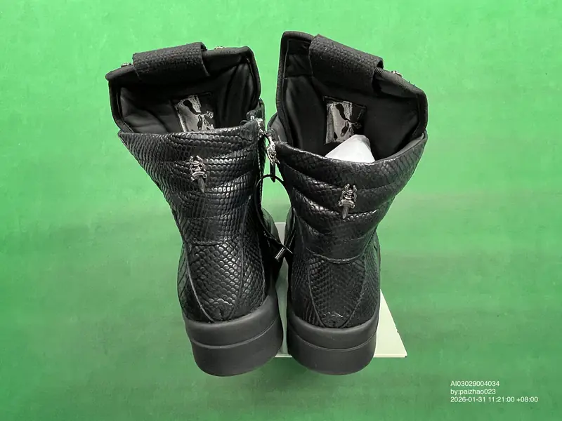 Rick Owens Snakeskin Geobaskets QC photo 20