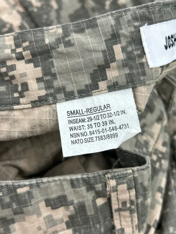 Joshua Jamal Camo Pants QC photo 10
