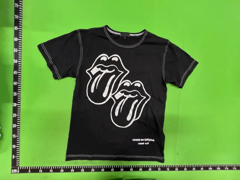 CDG Rolling Stones double Tongue Shirt QC photo 12