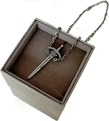 Balenciaga sword necklace Rep