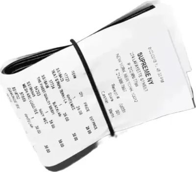Supreme Receipt Wallet Rep