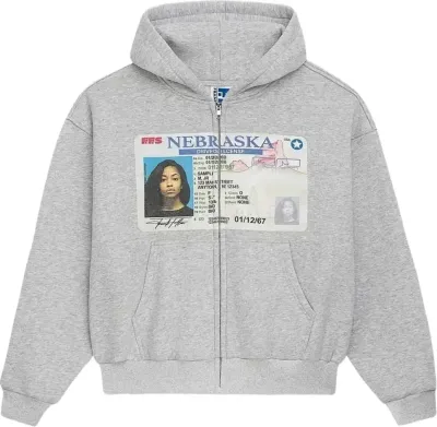 Nebraska Drivers License Hoodie Rep