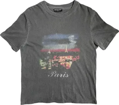 Balenciaga 14Ss Paris Tee Rep