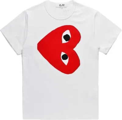 CDG with big heart tee Rep