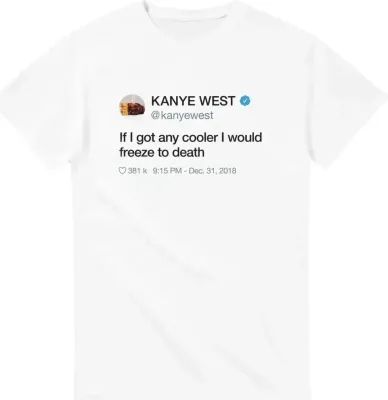 Kanye West Tweet Tee Rep