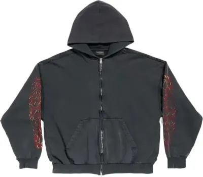 Balenciaga Offshore Zip-Up Hoodie Rep