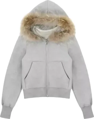 WLNEXT Fur Hoodie (Grey) Rep