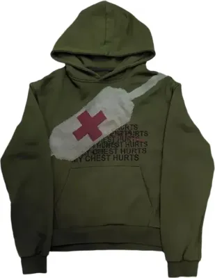 "My chest hurts" Hoodie Rep
