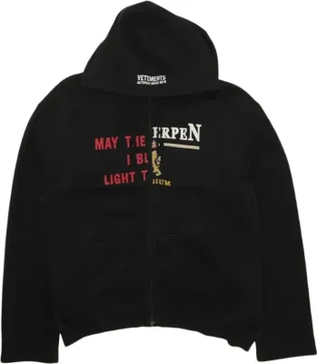 VETEMENTS Antwerp Split Zip Up Rep