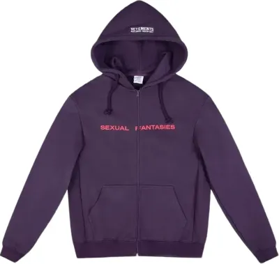 Vetements Sexual Fantasies Zip Rep