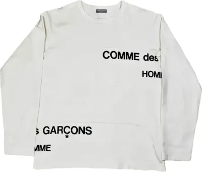 CDG 2001 long sleeve (White) Rep