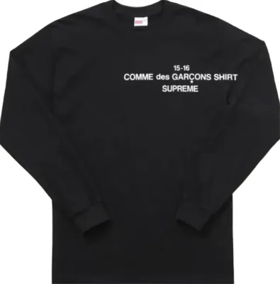Supreme x CDG Long Sleeve Rep