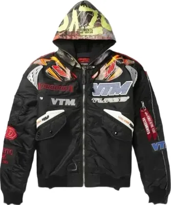Vetements X Alpha Racing Bomber Rep
