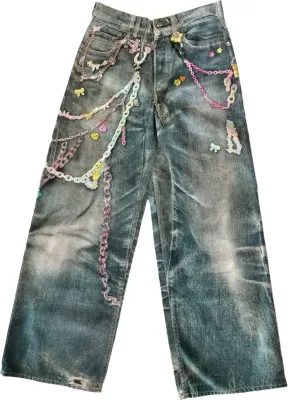 Acne Studios 3D Print Jeans Rep
