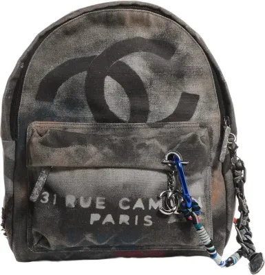 Chanel Graffiti Backpacks Rep