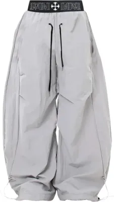 Paiki Parachute Pants (Grey and Black) Rep