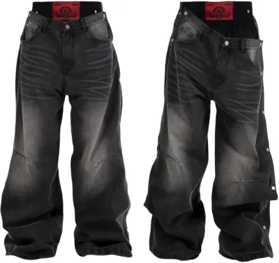 Rye Chasin Multi Waistband Denim (Gray) Rep