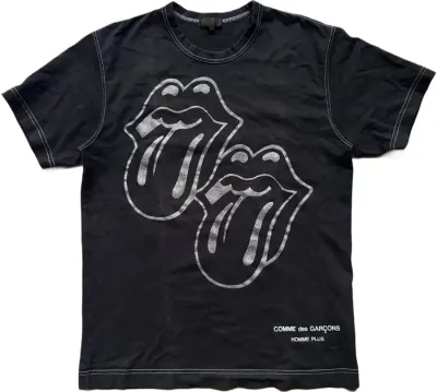 CDG Rolling Stones double Tongue Shirt Rep