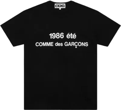 1986 été Comme des Garcons Tee Rep